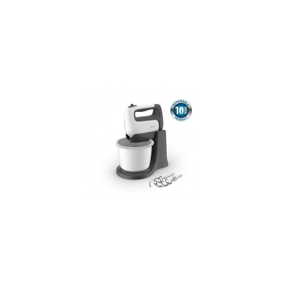 Sbattitore Elettrico Moulinex HM4641 Prepmix con Ciotola Bianco Grigio