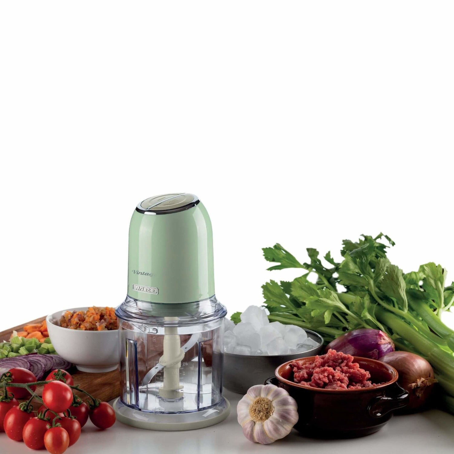 Ariete 438 Tritatutto Vintage Tazza graduata 600 ml 400 W Verde