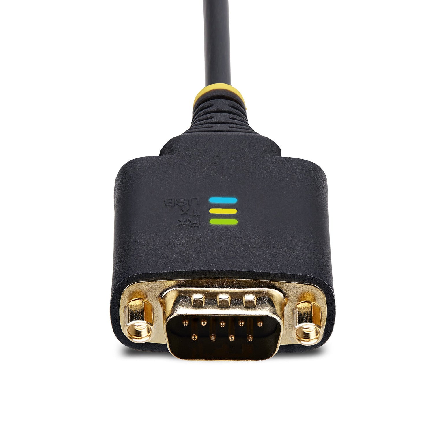 StarTech.com 2P6FFC-USB-SERIAL adattatore per inversione del genere dei cavi USB-A 2 x DB-9 RS-232 Nero, Grigio