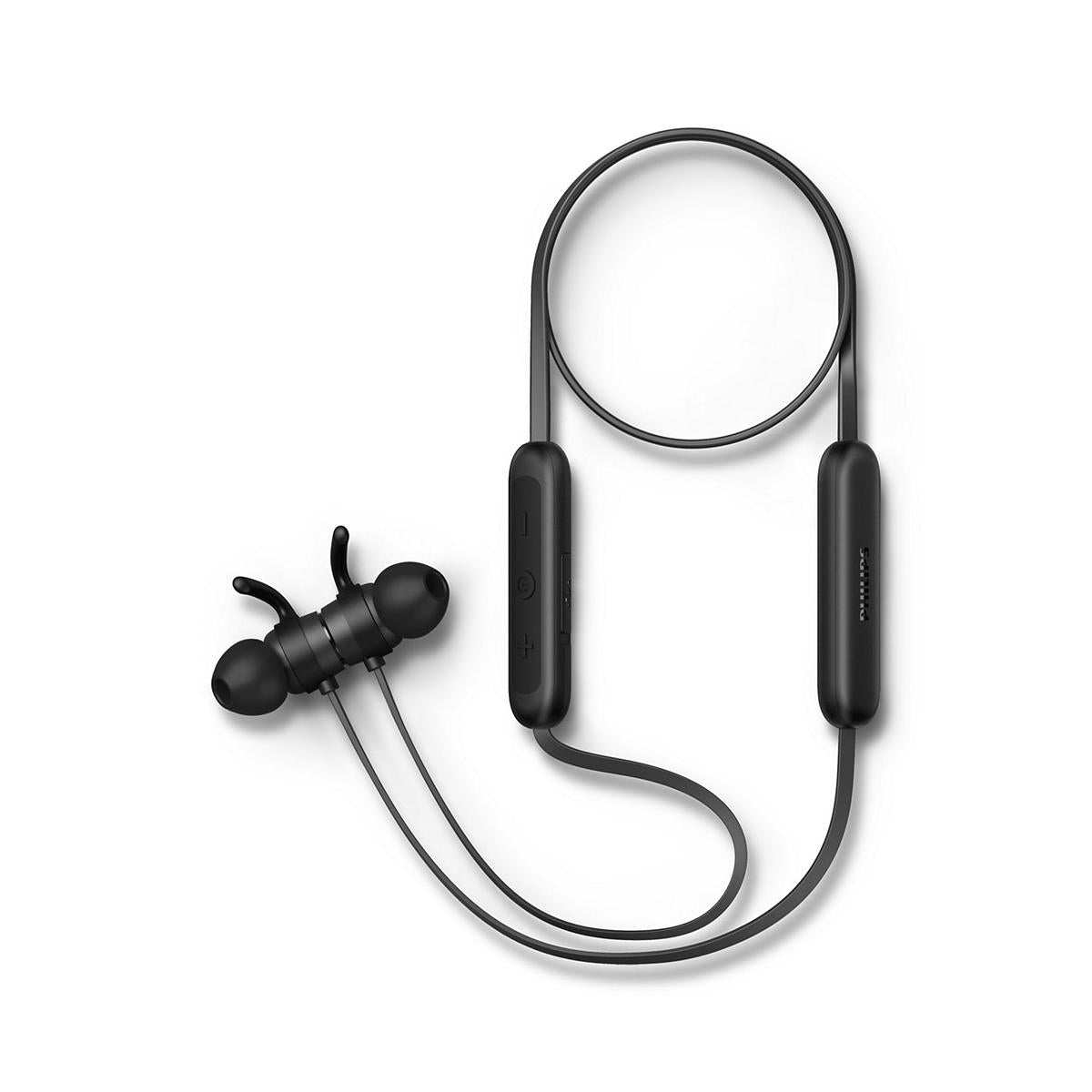 Philips Serie 1000 TAE1209BK/00 cuffia e auricolare Wireless In-ear, Passanuca Chiamate Musica SportTutti i giorni Bluetooth Nero