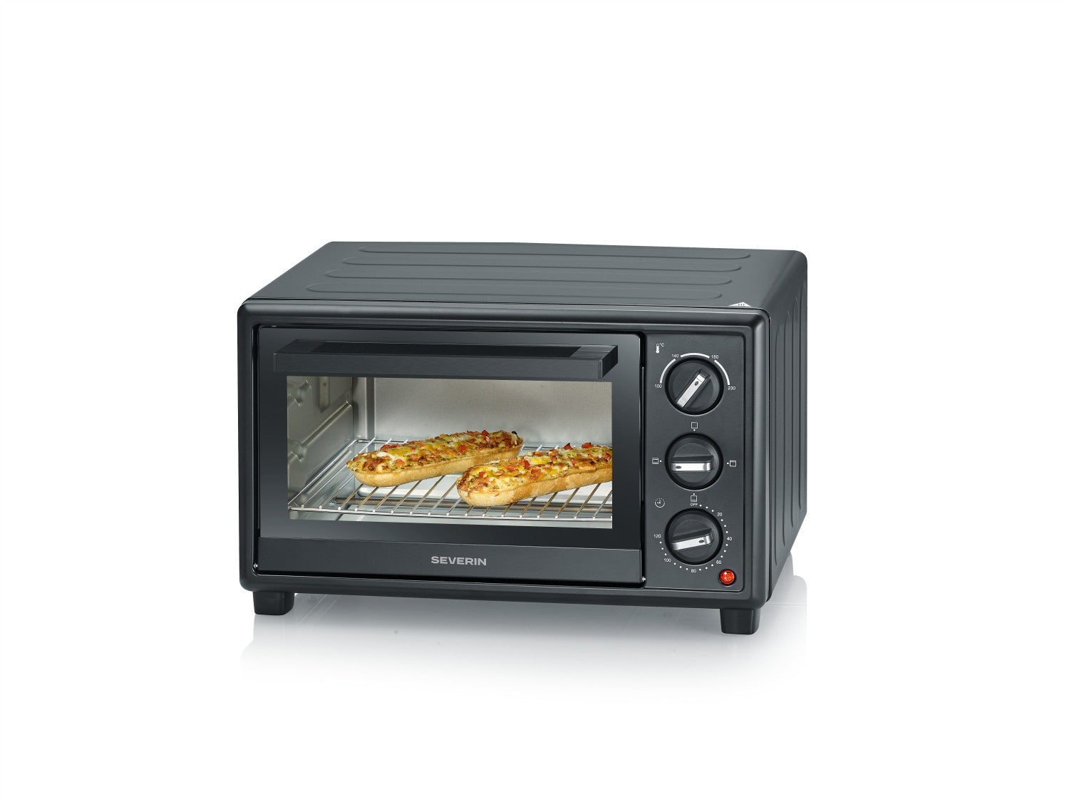 Severin TO 2078 fornetto con tostapane 20 L 1600 W Nero