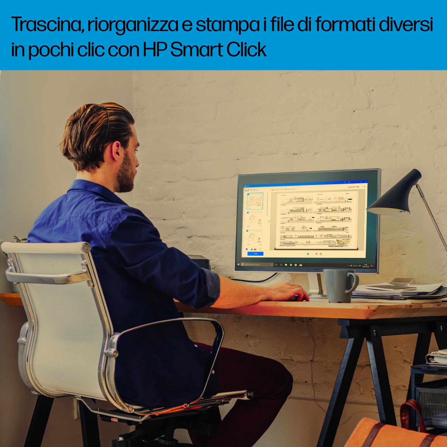 HP 537P6B Stampante 9730e Wide Format Getto d'Inchiostro A3 4800x1200 DPI 22 ppm Wi Fi Bianco Grigio