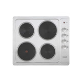 Candy CLE64KX fornello elettrico Acciaio inox Da incasso 58 cm Piastra sigillata 4 Fornelli