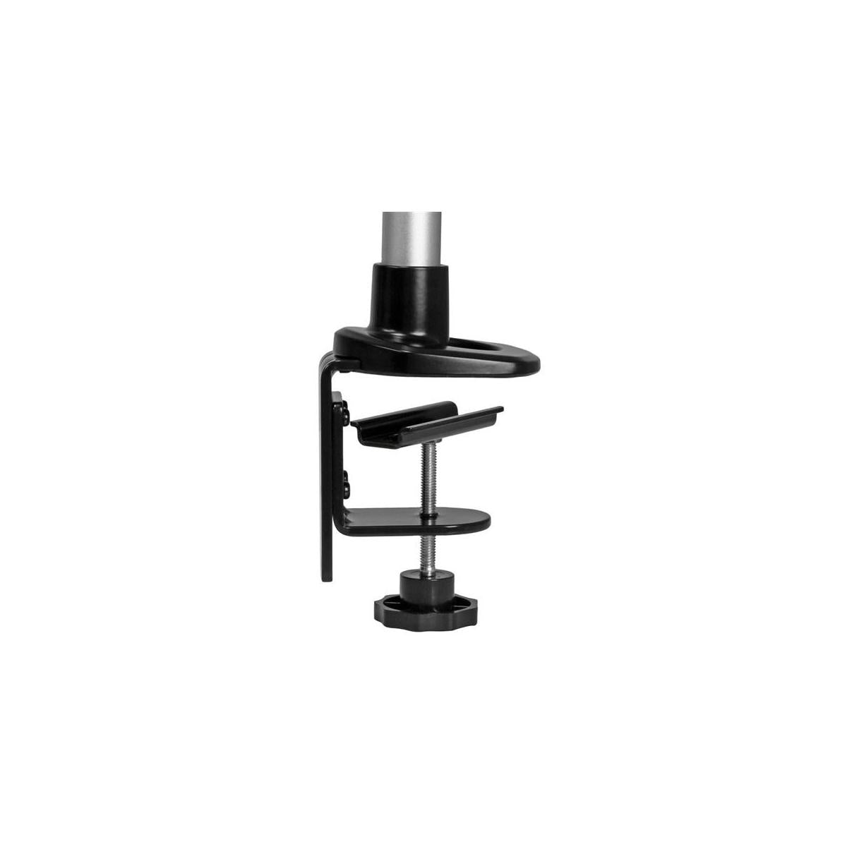 StarTech.com ARMDUAL30 supporto da tavolo per Tv a schermo piatto 76,2 cm (30") Nero, Argento Scrivania
