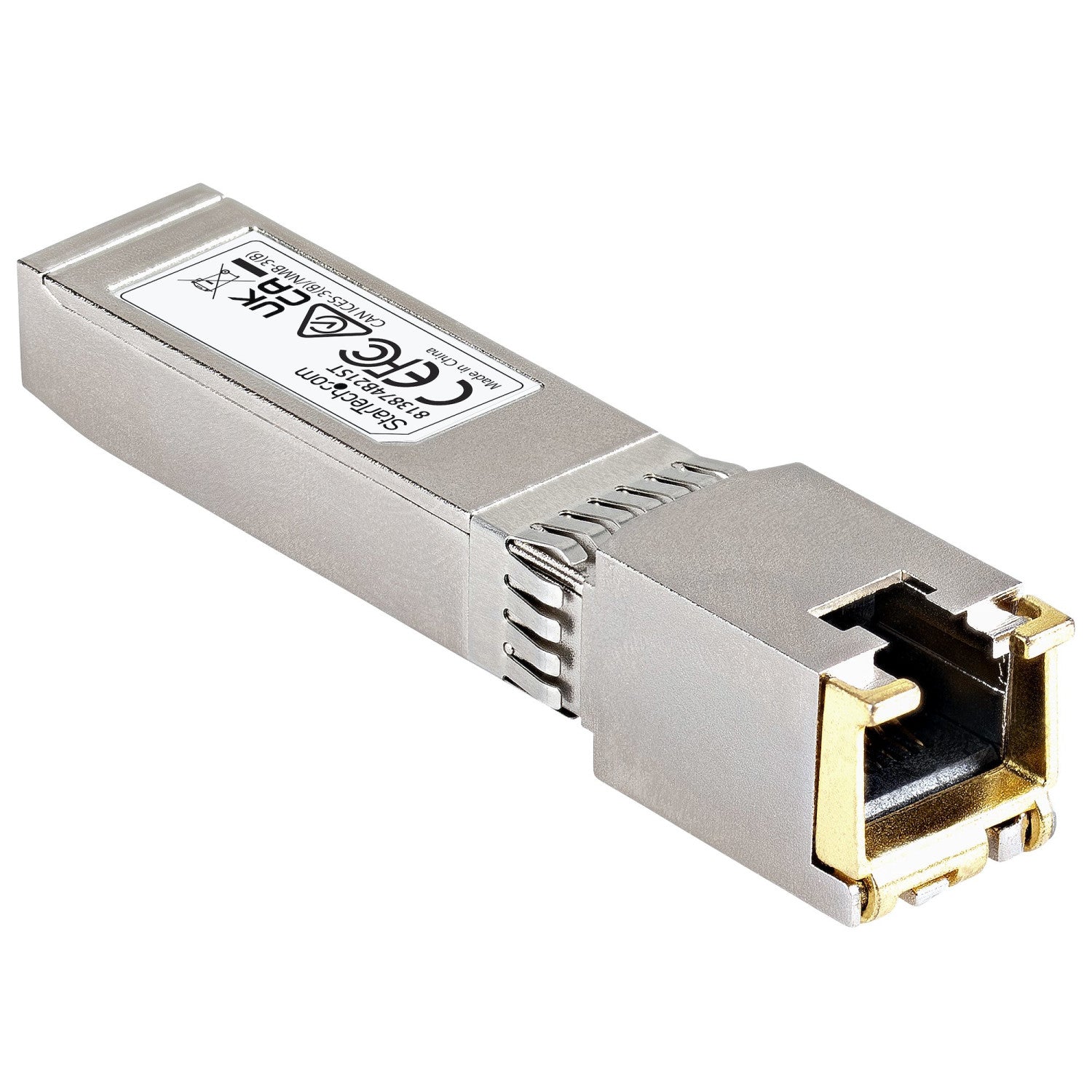 StarTech.com 813874B21ST modulo del ricetrasmettitore di rete Rame 10000 Mbit/s SFP