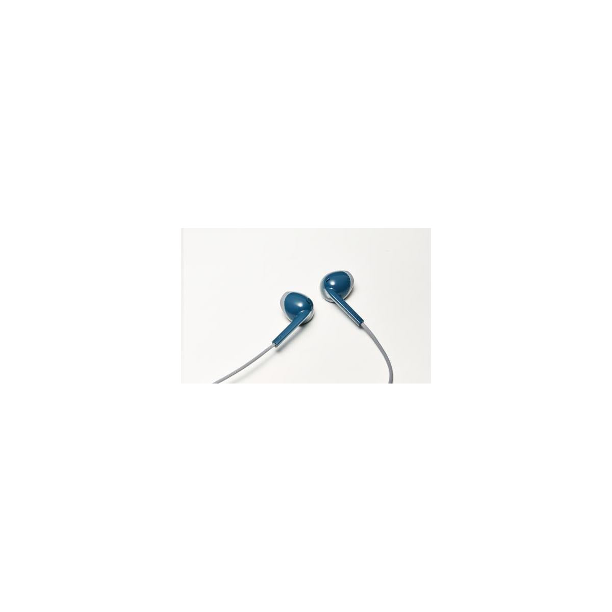 JVC 162780 Cuffie con Telecomando e Microfono Blu