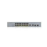Zyxel GS1350-18HP-EU0101F switch di rete Gestito L2 Gigabit Ethernet (10/100/1000) Supporto Power over Ethernet (PoE) Grigio