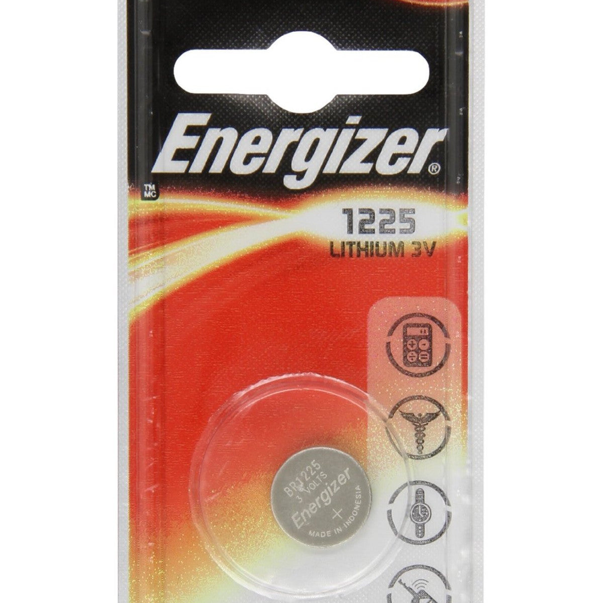 Energizer Batteria a Bottone al Litio BR1225 3V 48mAh - 1 Pezzo