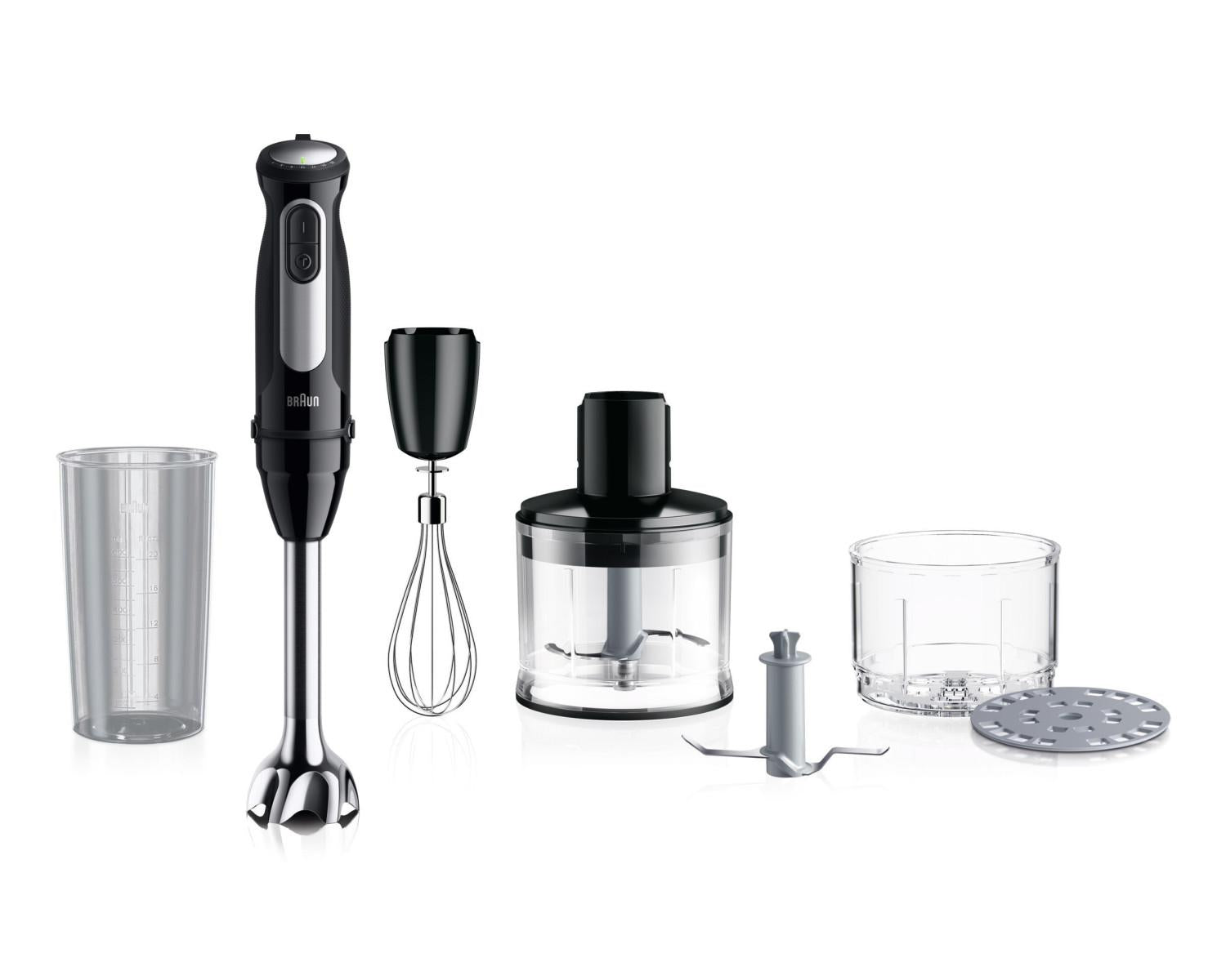 Braun MultiQuick 5 MQ55.254MBK 0,5 L Frullatore ad immersione 1000 W Nero, Acciaio inox