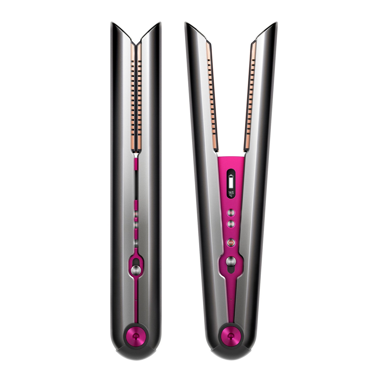 Dyson Corrale Piastra per capelli Caldo Nero, Fucsia, Nichel 200 W 4,34 m Venduto come Grado B 5025155046289