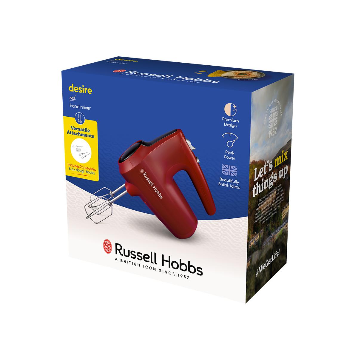Russell Hobbs 27150-56 sbattitore Sbattitore manuale 185 W Grigio, Rosso