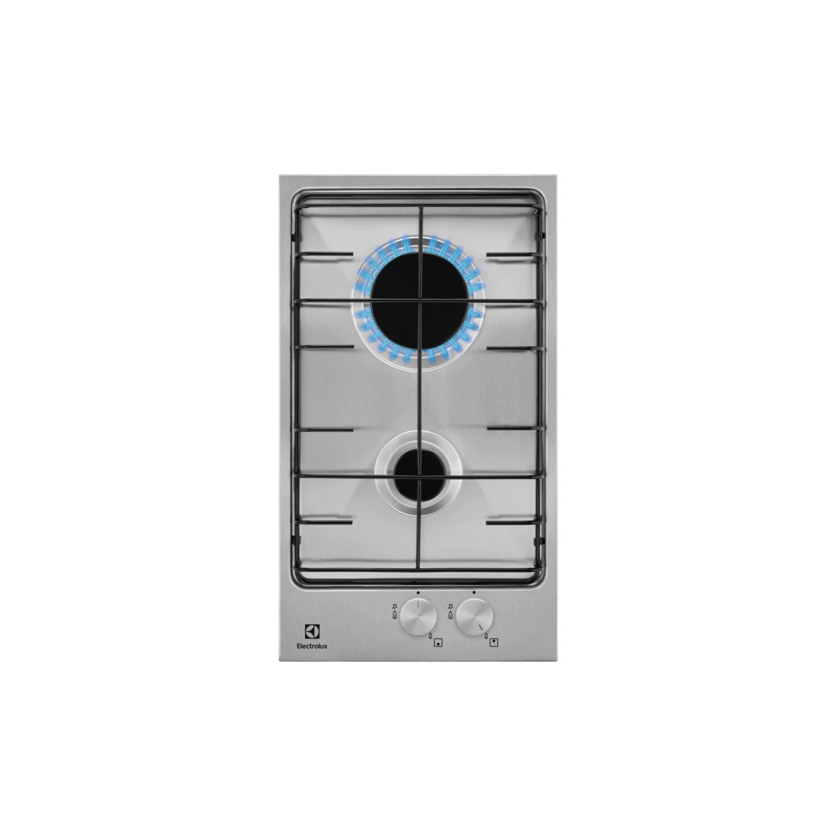 Electrolux EGG3222N piano cottura Acciaio inox Da incasso 29 cm Gas 2 Fornelli