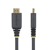 StarTech.com Cavo HDMI 2.0 ad Alta Velocità da 3m con Connettori a Scatto, 4K 60Hz/1440p 144Hz, HDR10/HDCP 2.2/ARC, 18Gbps. Cavetto HDMI UHD per TV/Monitor in TPE
