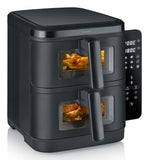 Severin FR 2468 Doppia 11 L Indipendente 2800 W Friggitrice ad aria calda Nero