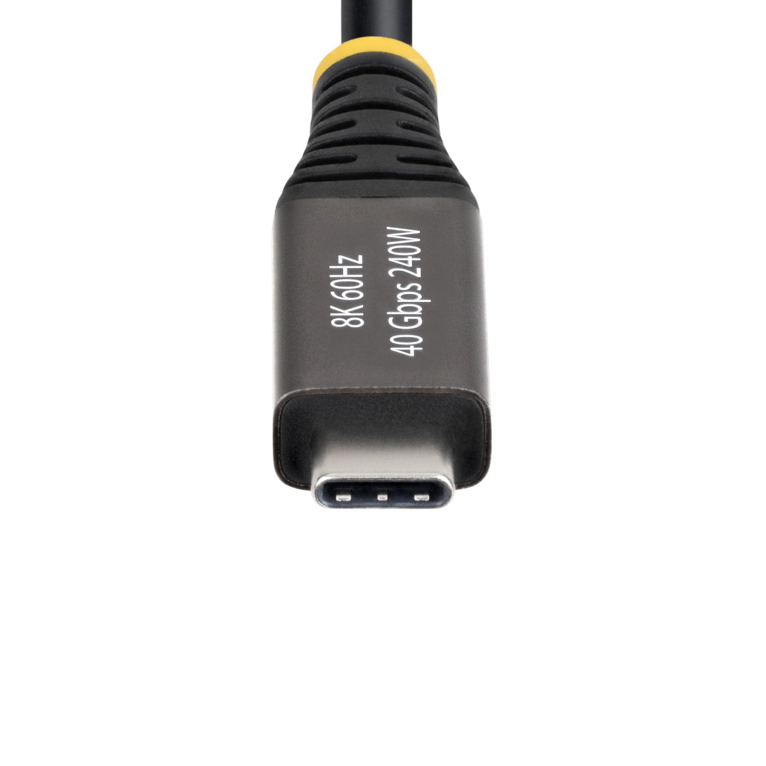 StarTech.com Cavo USB4 da 2m, 40 Gbps, Cavo USB-C Attivo, 240W PD, 8K 60Hz / 4K 240 Hz DP2.1 DP40, Rivestimento in TPE, Compatibile con Thunderbolt 4 - Nero