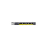 NETGEAR GS108LP Non gestito Gigabit Ethernet (10/100/1000) Supporto Power over Ethernet (PoE) 1U Nero, Grigio