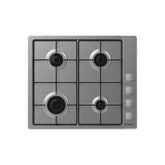 Candy Idea CHW6LX Piano cottura da incasso 60 cm Gas 4 Fornelli Acciaio inox