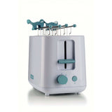 Ariete 157 Tostapane Breakfast 760W 2 Fette di Pane Pinze Acciaio Inox 7 Livelli Bianco