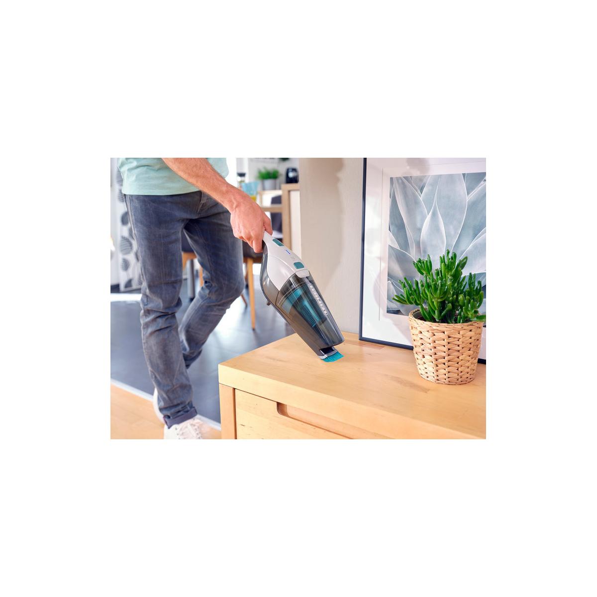 Leifheit Aspirapolvere LFH11927 Spazzatrice Rotante Powervac senza Filo senza Sacchetto Bianco
