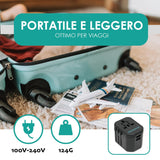 Overmust Adattatore Universale Da Viaggio 2 Porte USB UK/EU/USA/AUS 110-240V Doppio Fusibile 8A