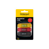 Intenso USB 2.0 Rainbow TriPack 3X8GB