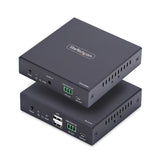 StarTech.com KVM Extender HDMI su Rete IP, Kit Trasmettitore e Ricevitore HDMI 4K 60Hz e USB su Ethernet/Cat6, AVoIP, non Richiede Driver, Kit di Montaggio incluso