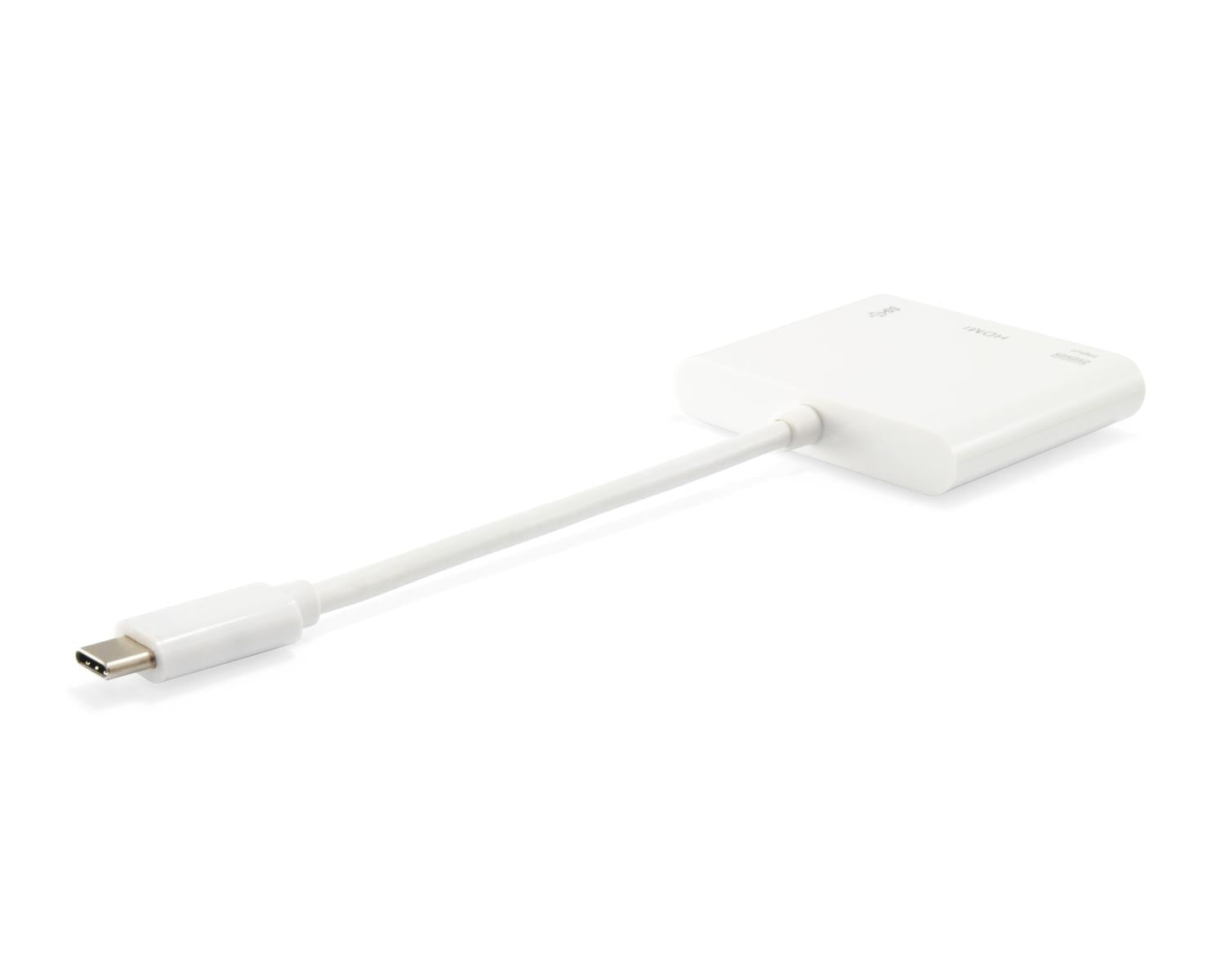 Equip 133461 replicatore di porte e docking station per laptop USB 3.2 Gen 1 (3.1 Gen 1) Type-C Bianco