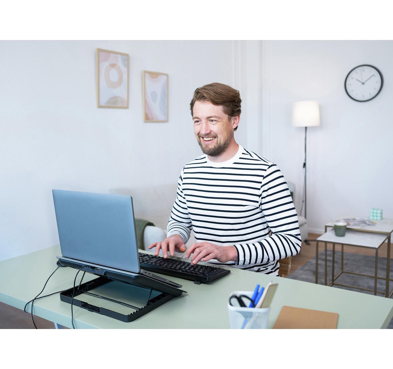 Trust Exto base di raffreddamento per laptop Grigio