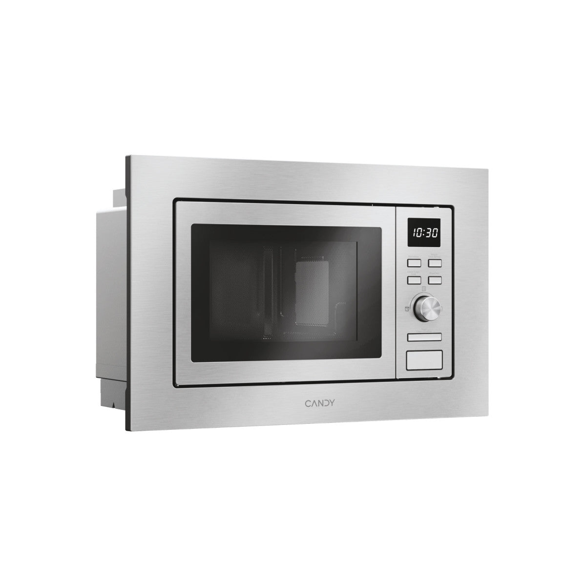 Candy CA38FMW8NG Argento Solo microonde Da incasso 17 L