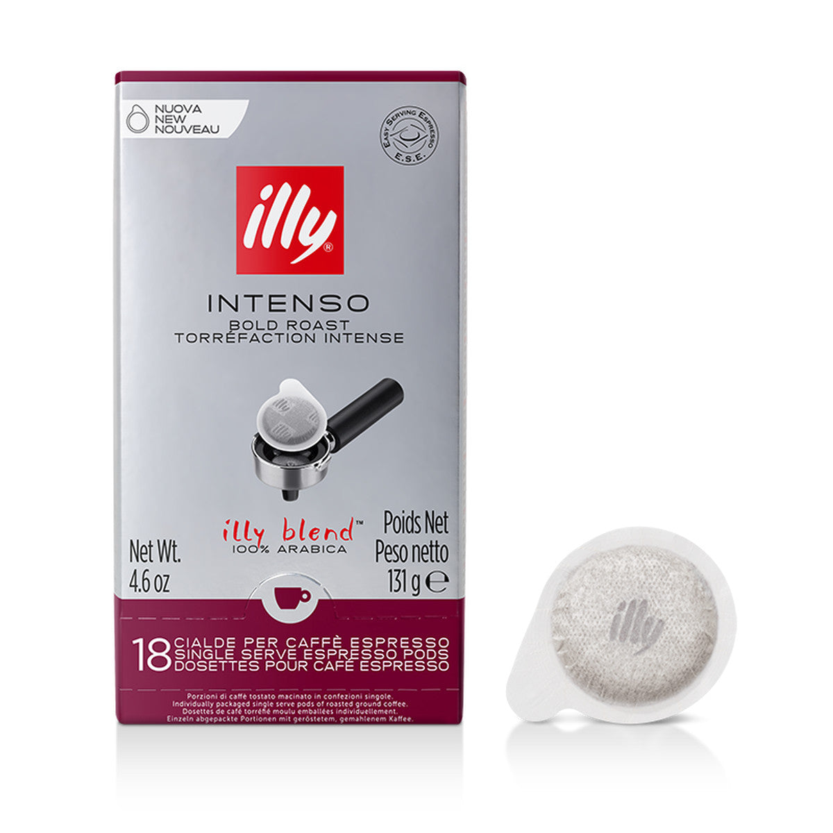 Illy 7999 Cialde da Caffe' Tostatura Scura 18 Pezzi