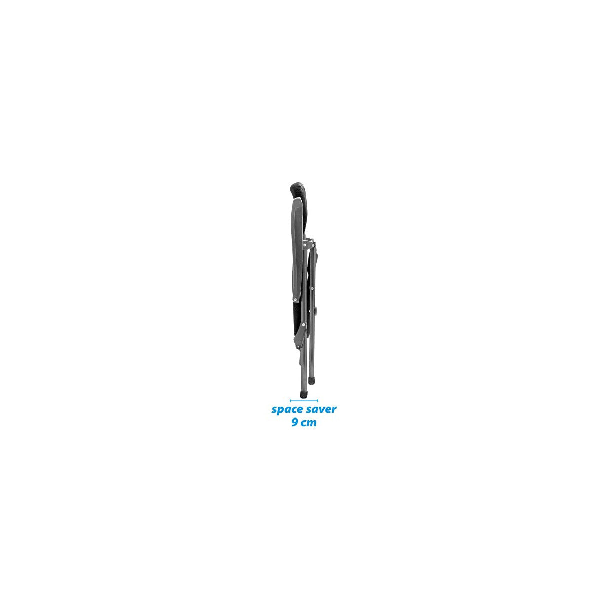 Brunner Skye 3D Compact Sedia Pieghevole Salvaspazio in Alluminio con Tessuto 3D Mesh, Portata 120 kg