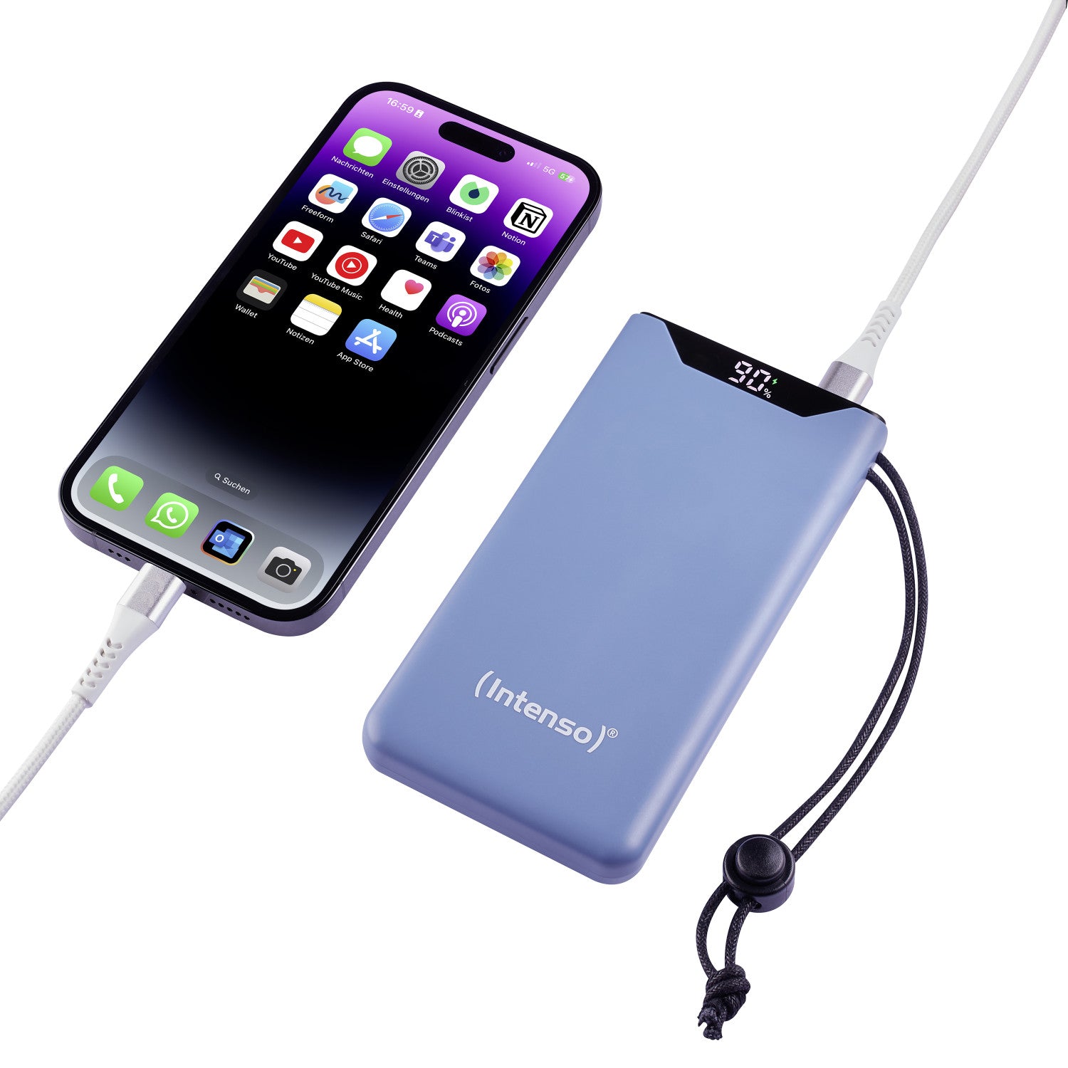 Intenso 7332035 batteria portatile Polimeri di litio (LiPo) 10000 mAh Blu