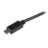 StarTech.com Cavo di sincronizzazione e di ricarica USB a Micro USB - Cavetto slim per Smartphone e Tablet A a Micro B slim da 2 m