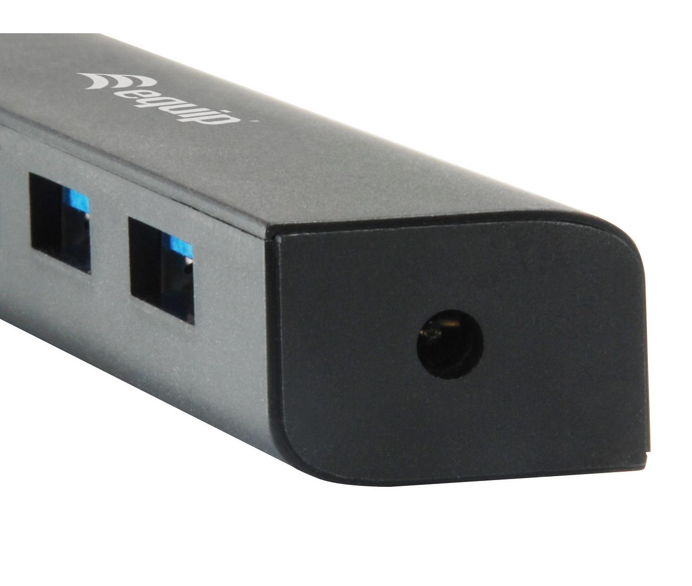 Equip 128954 hub di interfaccia USB 3.2 Gen 1 (3.1 Gen 1) Type-C 5000 Mbit/s Nero