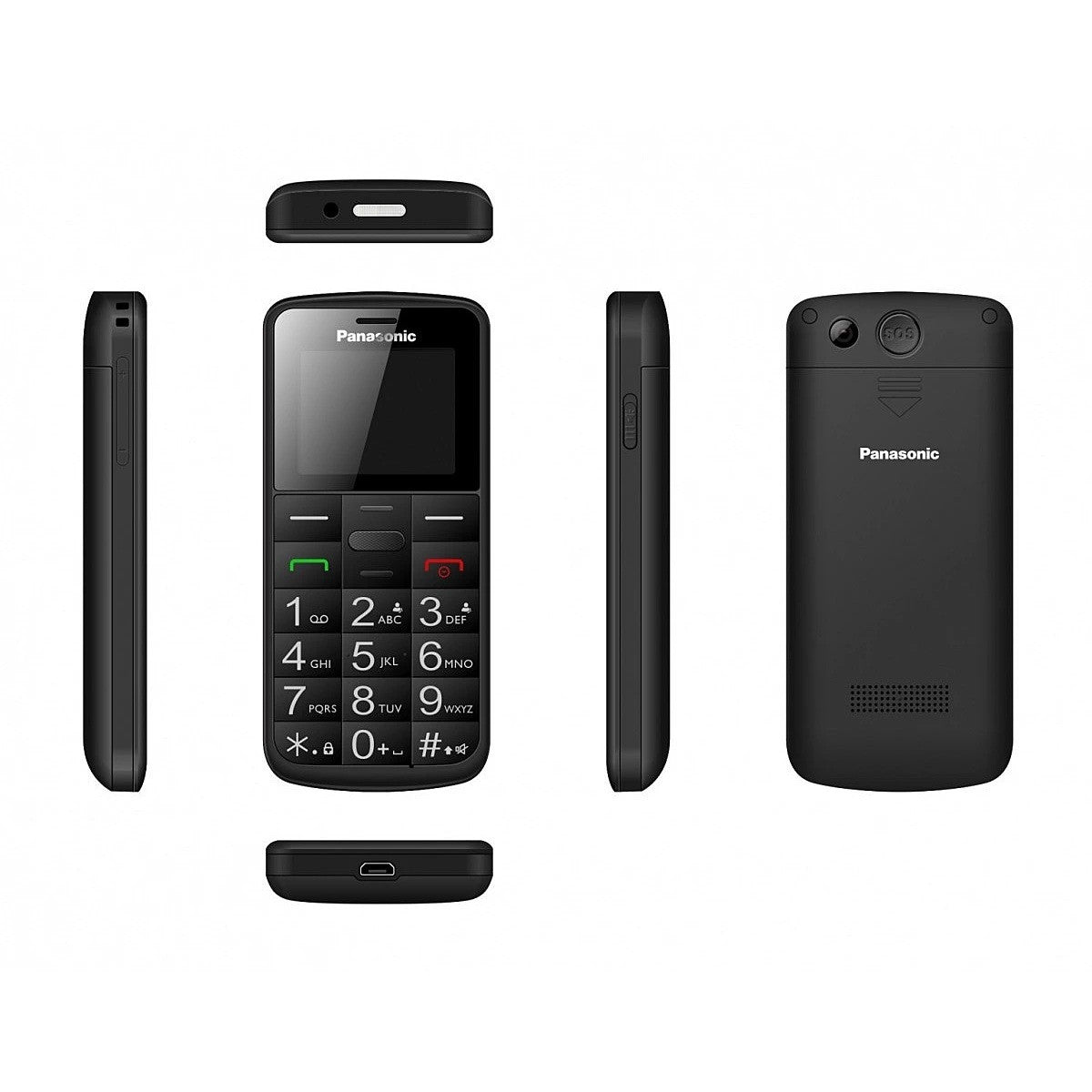 Panasonic KX-TU110 smartphone Nero Telefono cellulare basico