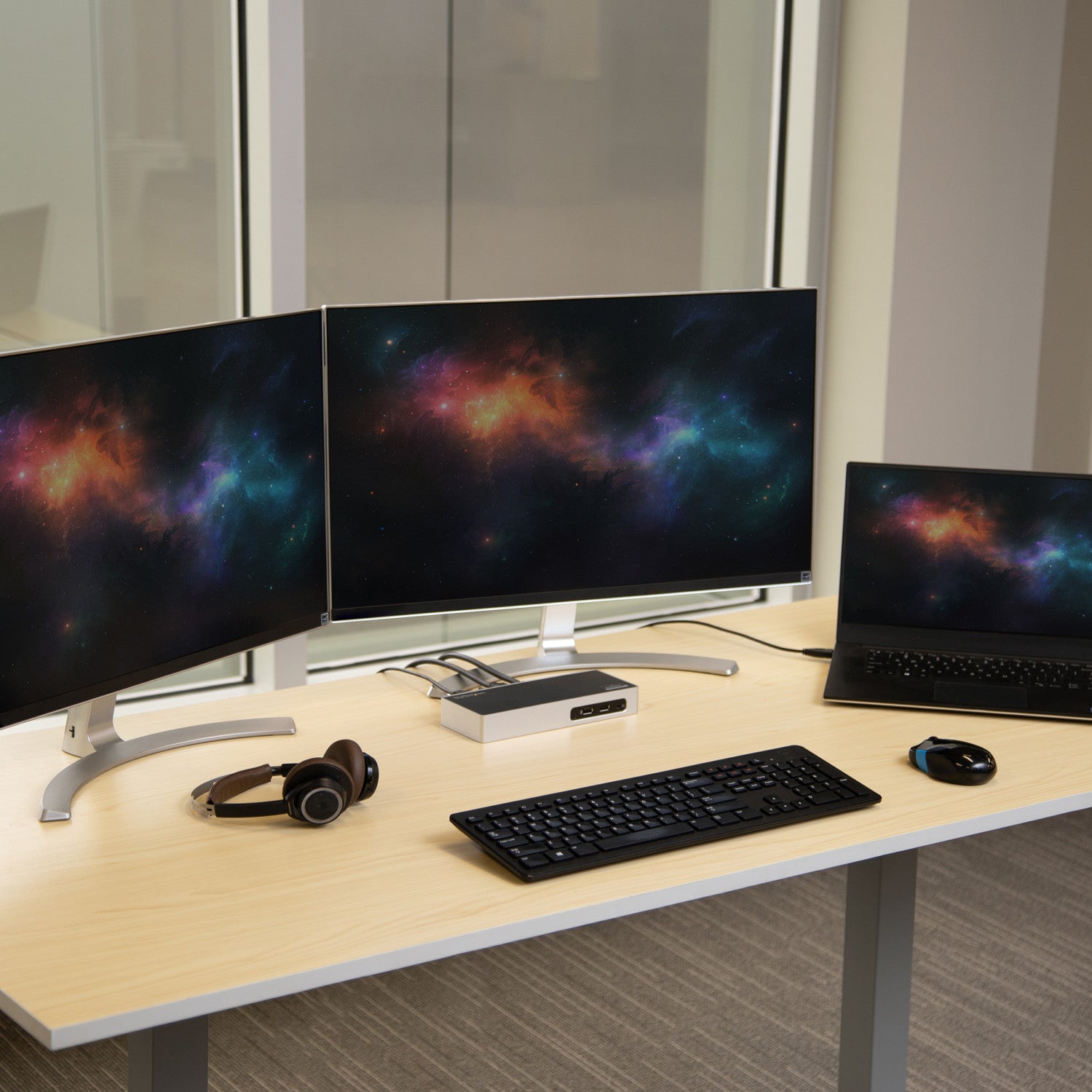StarTech.com Docking Station USB 3.0 - Laptop Dock per doppio monitor con HDMI e DVI/VGA Video - Hub a 6 porte USB 3.1 Gen 1 5Gbps, GbE, Audio - Dock Universale Type-A - Windows Mac
