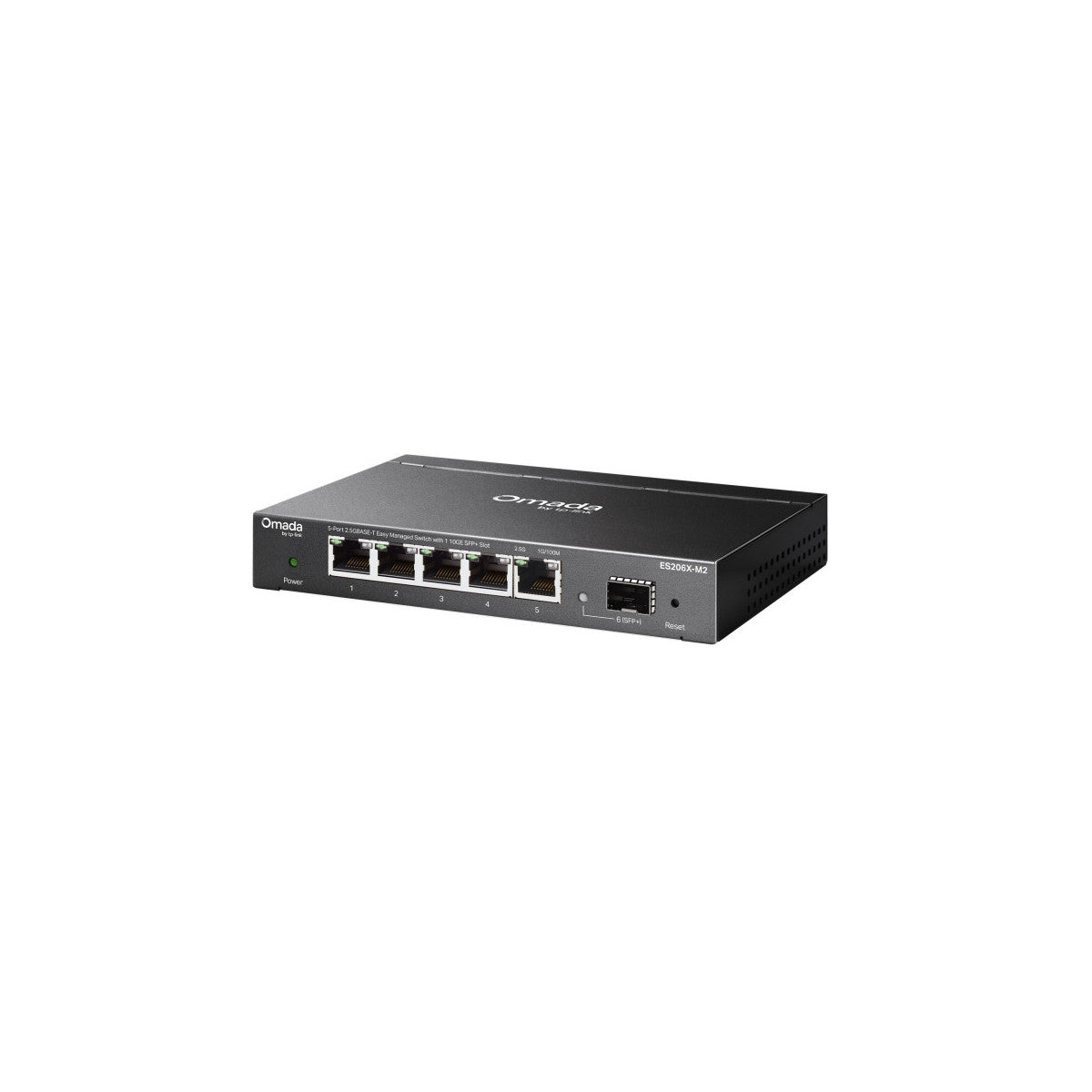 TP-Link Omada ES206X-M2 switch di rete Gestito L2 2.5G Ethernet (100/1000/2500) Montaggio da desktop/parete Nero