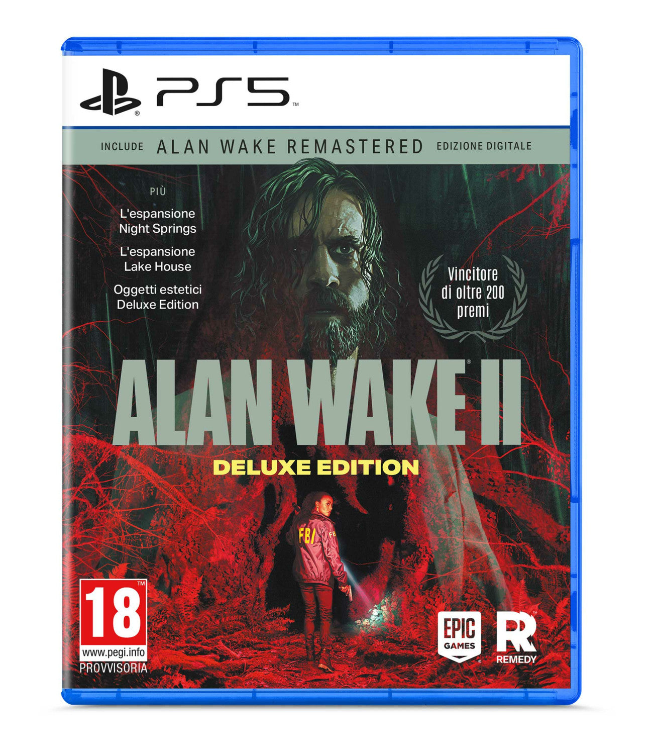 Epic Games Alan Wake 2 Deluxe Edition Tedesca Inglese ESP Francese Giapponese PlayStation 5