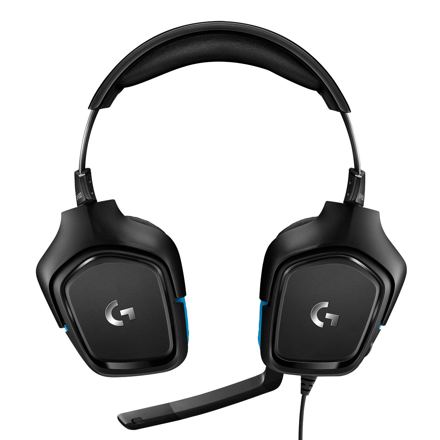 Logitech G G432 Cuffie a Padiglione Cablato da Gaming Nero Blu
