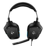 Logitech G G432 Cuffie a Padiglione Cablato da Gaming Nero Blu