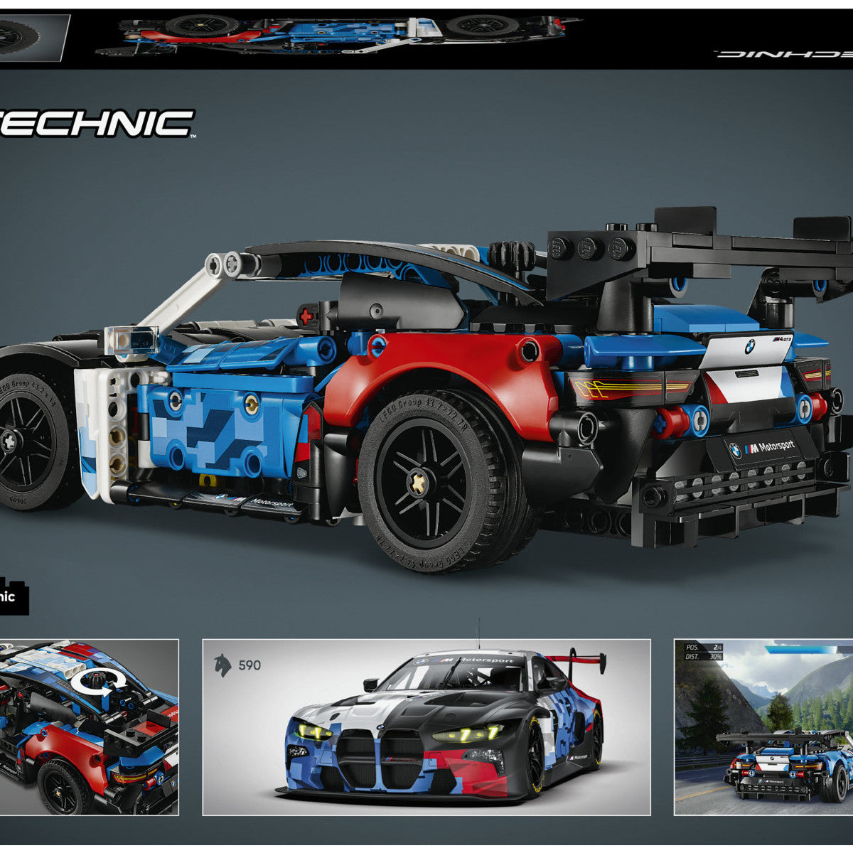 LEGO Technic Auto da Corsa BMW M4 GT3 EVO 42226 747 Pezzi per Bambini 11 Anni
