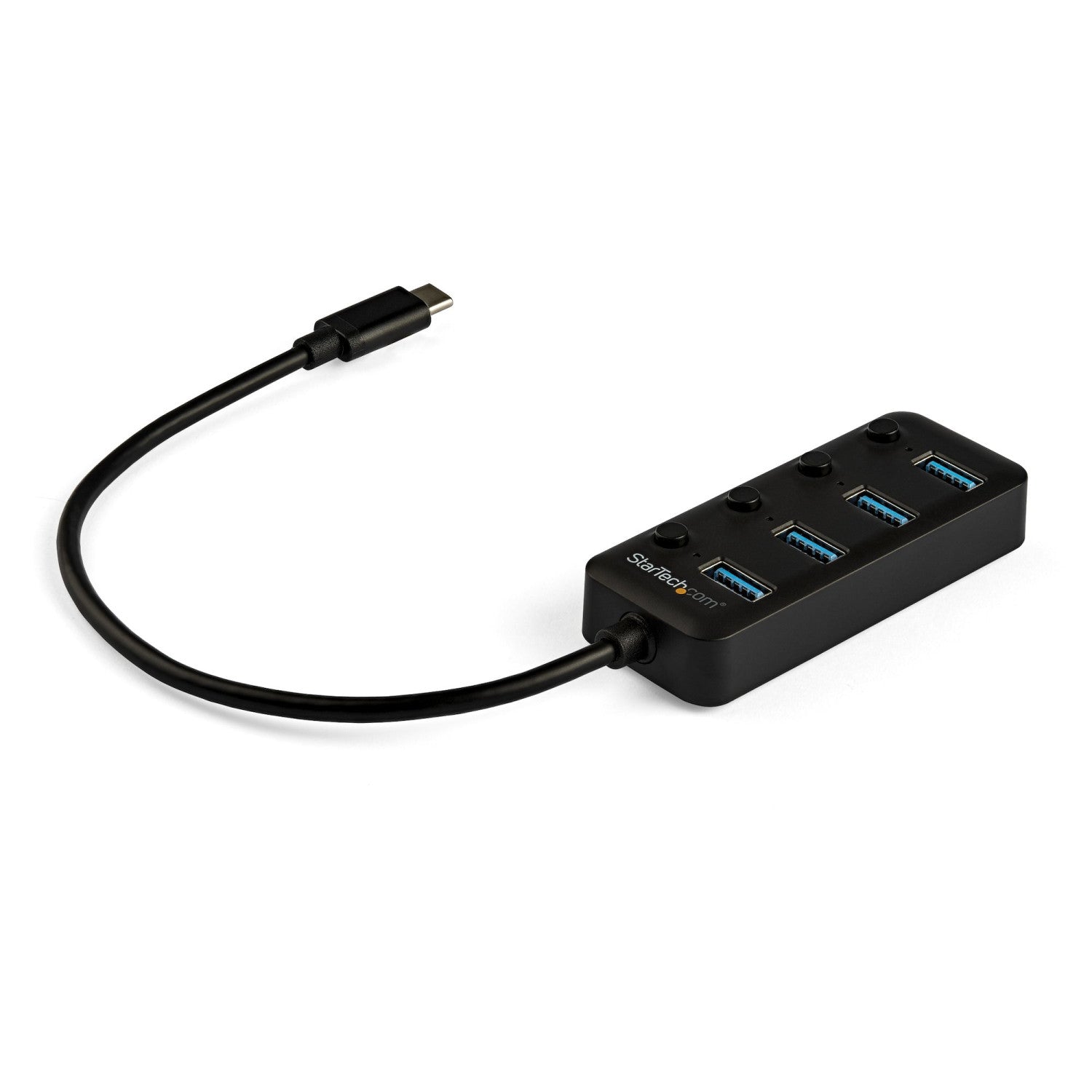 StarTech.com HB30C4AIB hub di interfaccia USB 3.2 Gen 1 (3.1 Gen 1) Type-C 5000 Mbit/s Nero