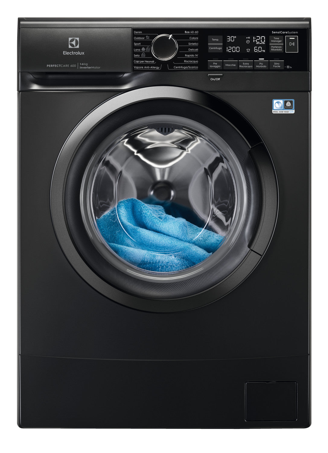 Electrolux EW6S326ABL lavatrice Caricamento frontale 6 kg 1200 Giri/min Nero