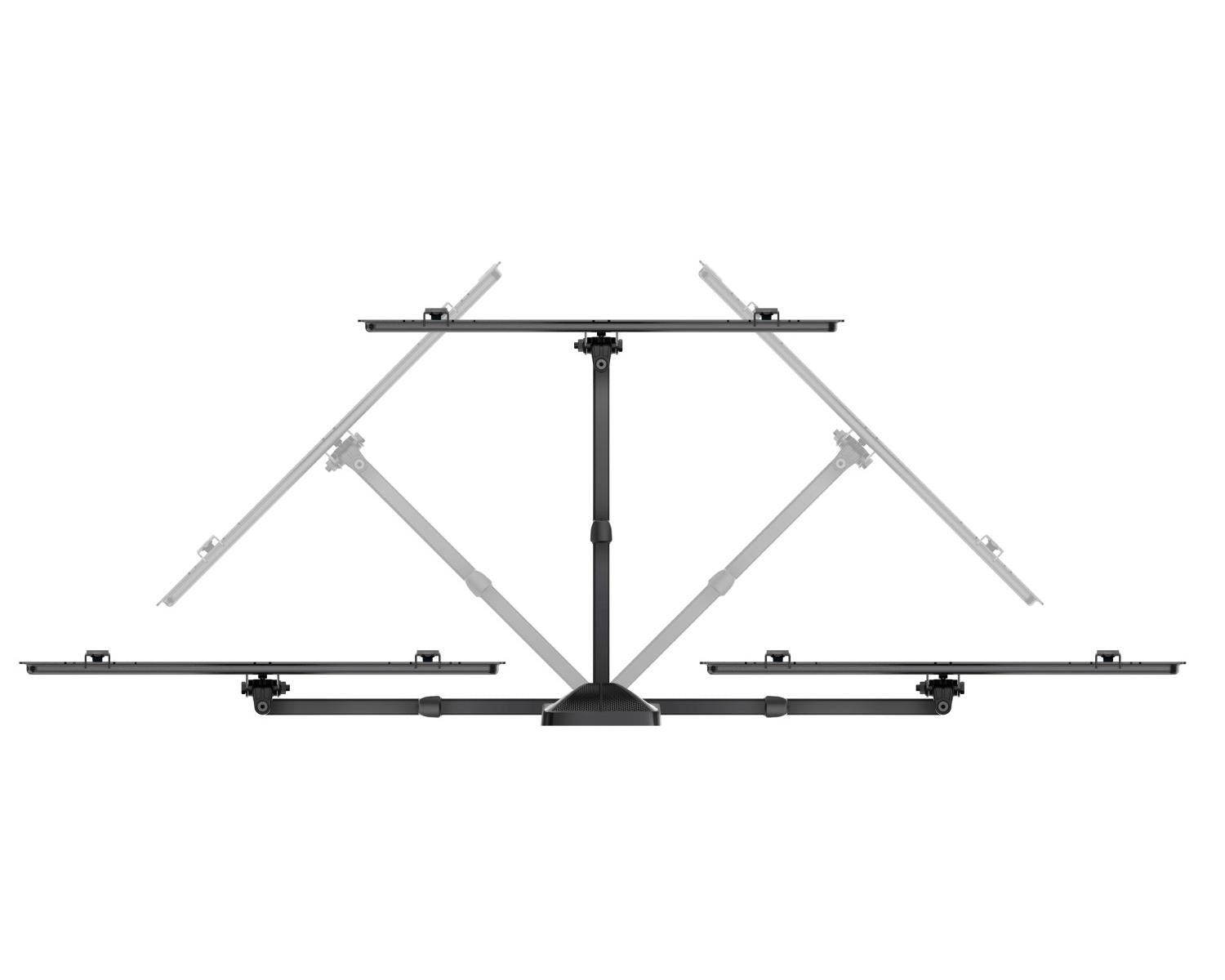 Meliconi EXTRA XDR200400 CG Supporto TV a Parete per Schermi da 65 Pollici Nero