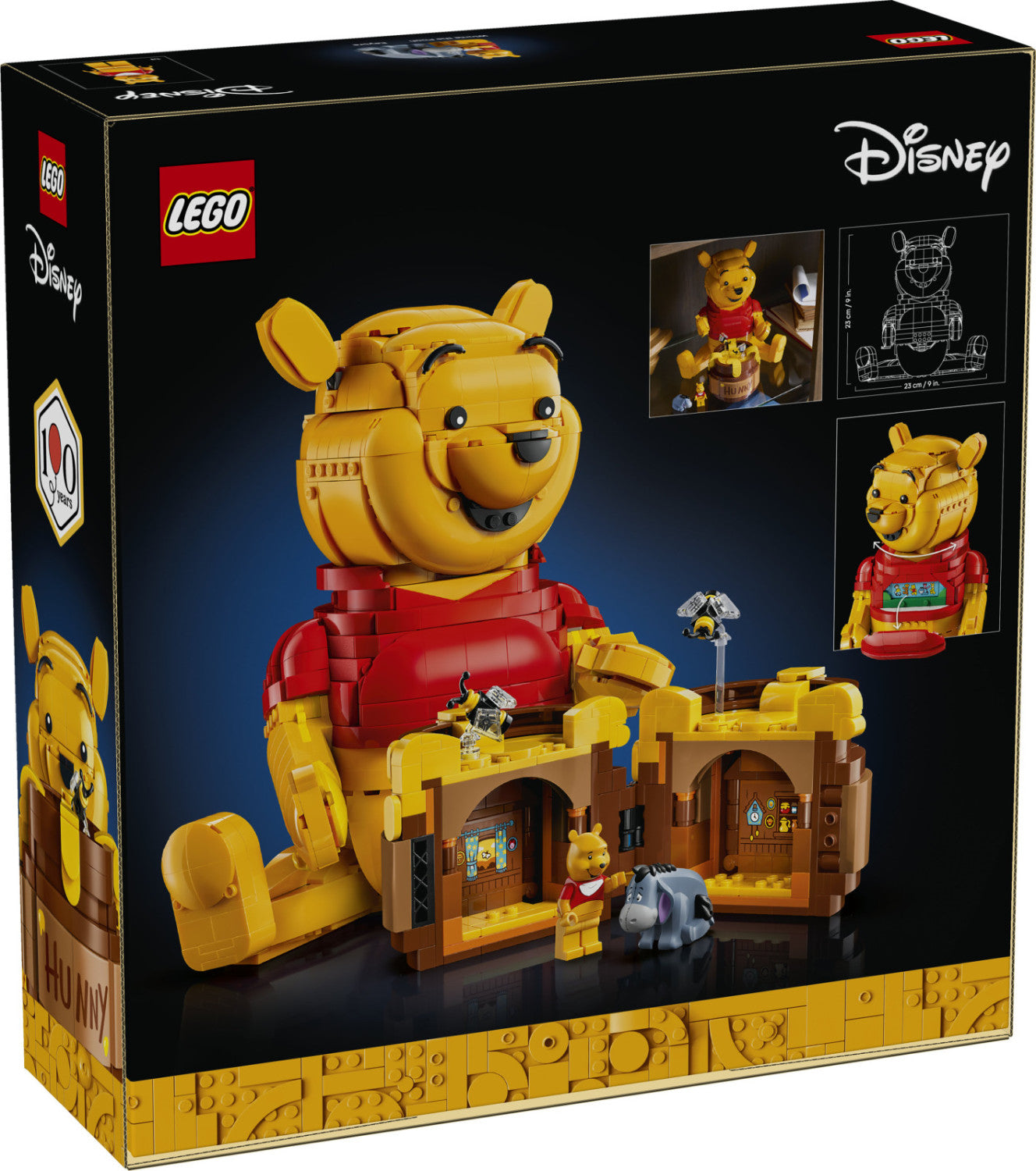 Lego Disney 43300 Winnie The Pooh Kit Modellismo Per Adulti Con Vaso E Minifigure Da Collezione