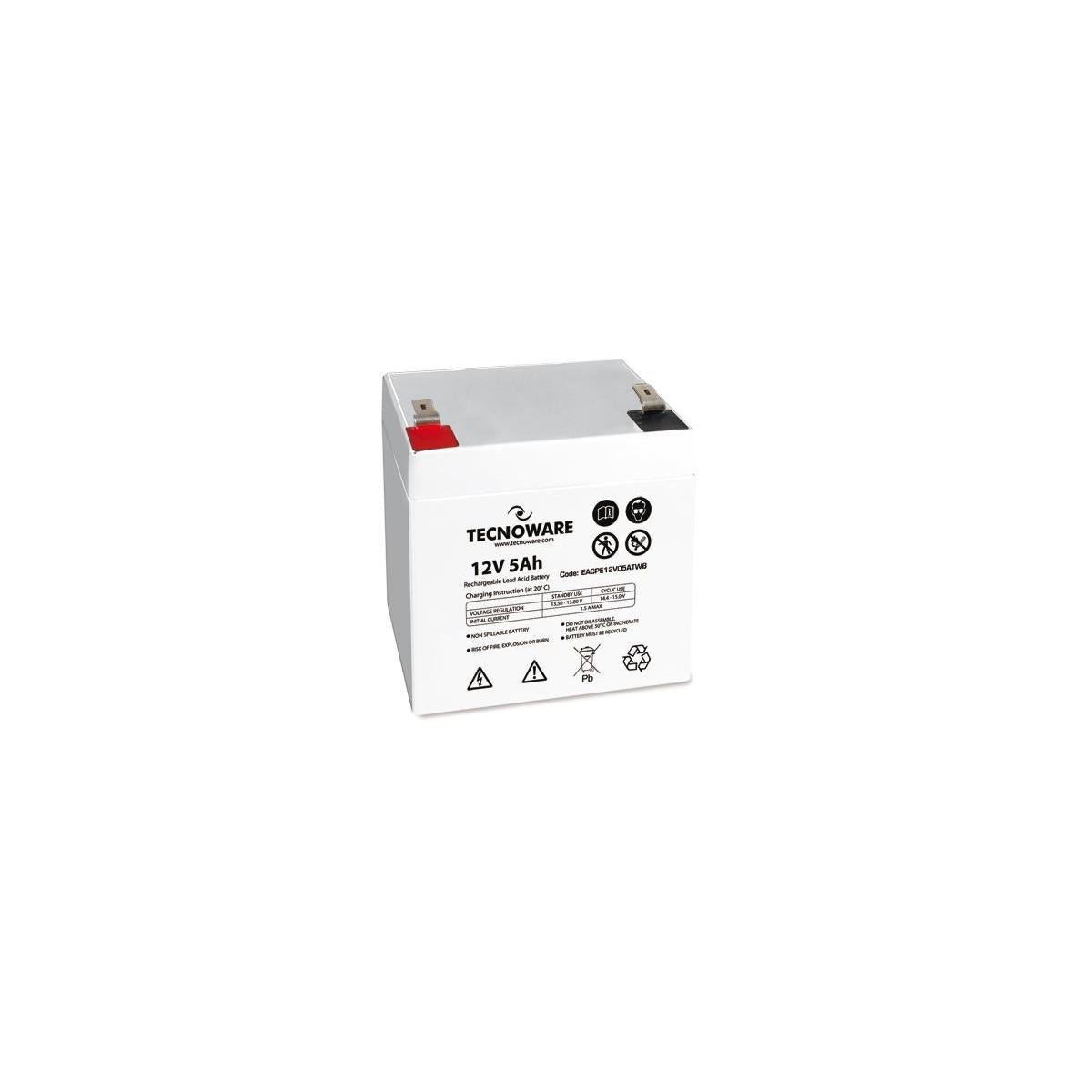 Tecnoware 5Ah Lead Acid Acido piombo (VRLA) 12 V