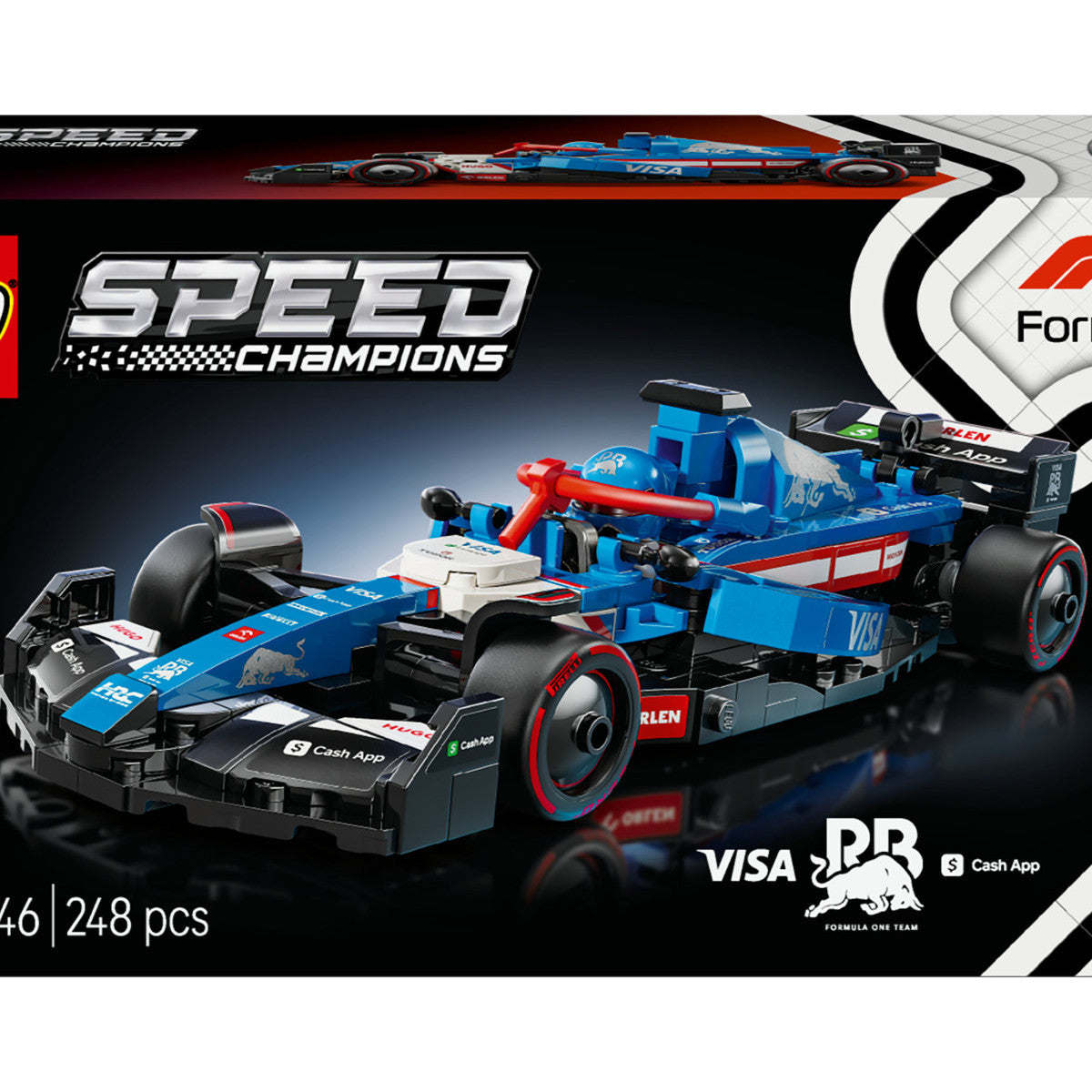 LEGO Speed Champions Set da costruzione F1 Visa Cash App RB VCARB 01 248 pezzi