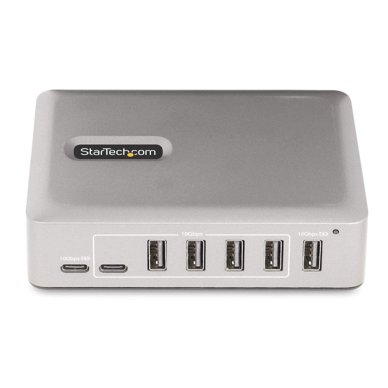 StarTech.com 10G5A2CS-USB-C-HUB hub di interfaccia USB 3.2 Gen 2 (3.1 Gen 2) Type-C 10000 Mbit/s Argento