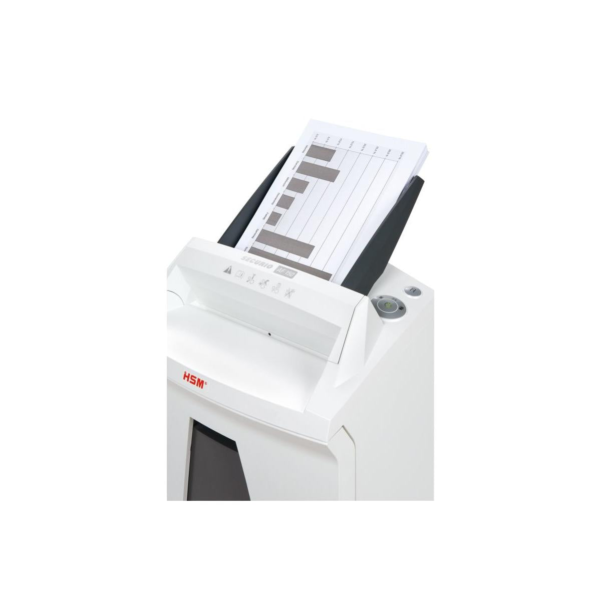 HSM Securio AF 150 4.5 x 30mm distruggi documenti Triturazione incrociata 56 dB 24 cm Bianco