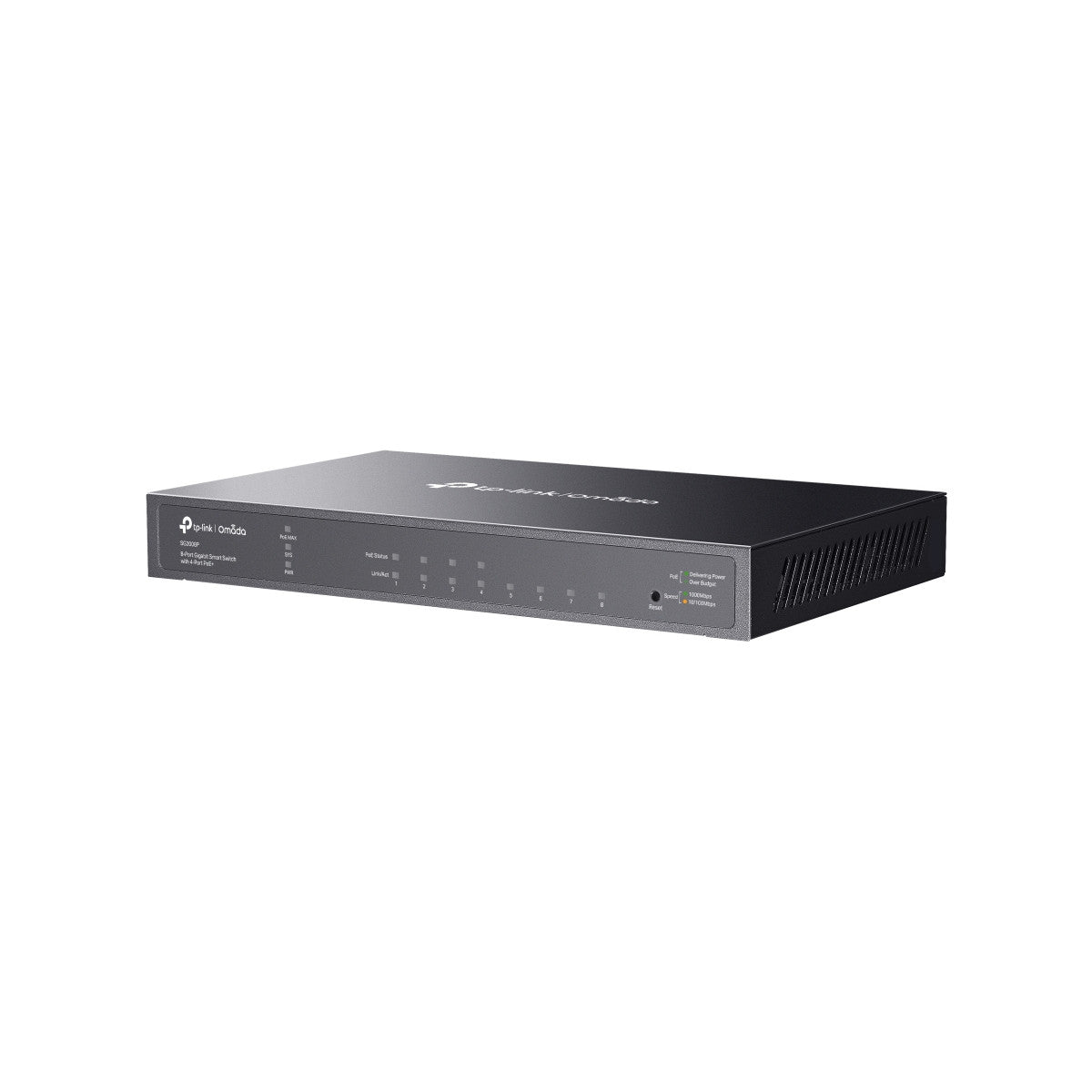 TP-Link Omada TL-SG2008P Gestito L2/L2 Gigabit Ethernet (10/100/1000) Supporto Power over Ethernet (PoE) Nero